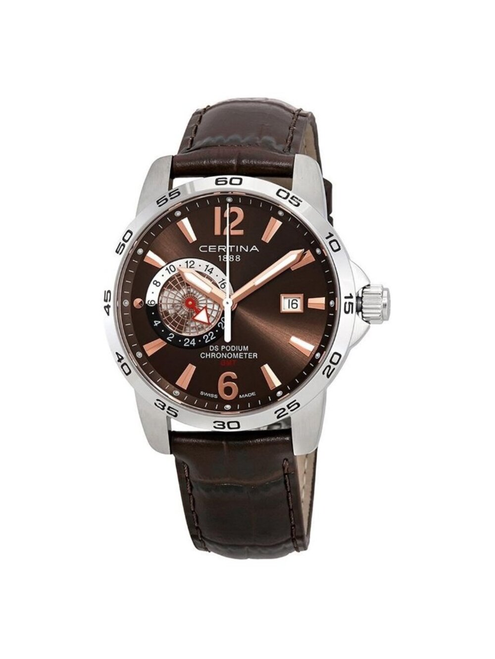 NWT Certina DS Podium Brown Dial Men's Watch